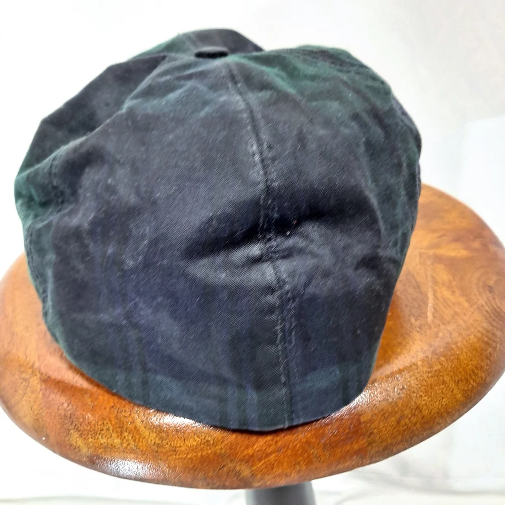 Polo By Ralph Lauren Black Watch Plaid Oil Cloth Hat